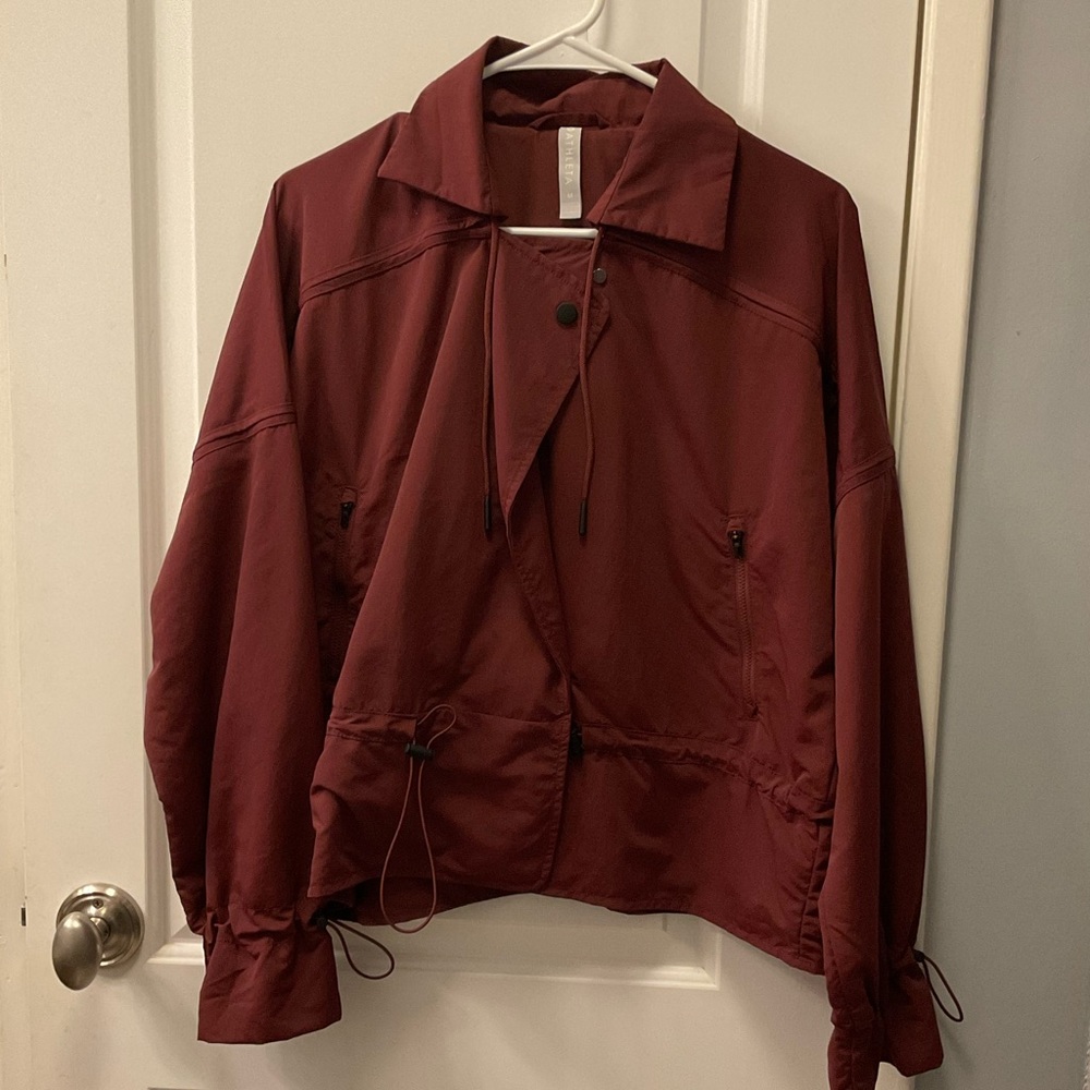 Athleta rain jacket | size m